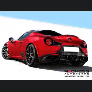 Alfa Romeo 4C Rear Diffuser - Carbon Fiber - Matte